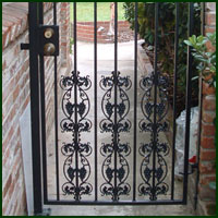 Wrought Iron Driveway gate, Placerville